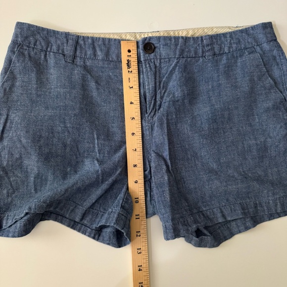 Merona Cotton Chambray 4 inch Shorts Women’s size 10 - Picture 5 of 8